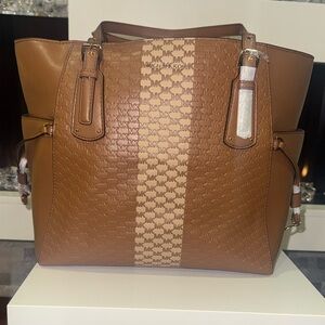 Michael Kors Brown and Tan Tote